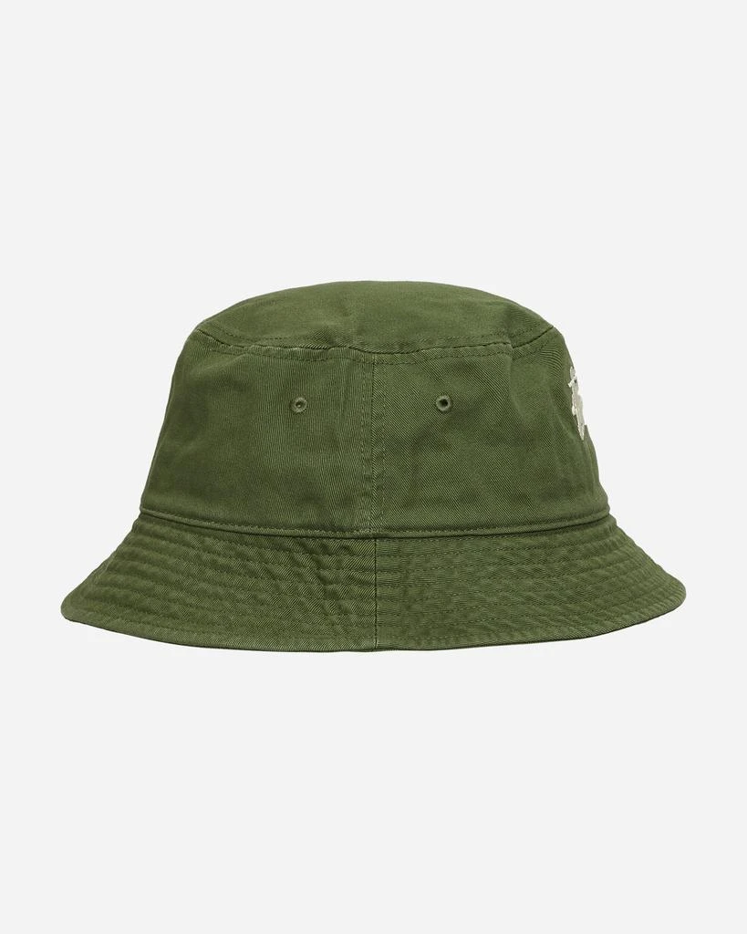 STUSSY Big Stock Bucket Hat Olive 5