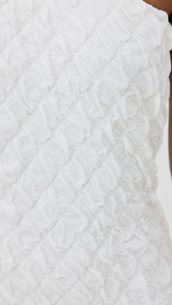 Dur Doux White Shell Mini Dress 5