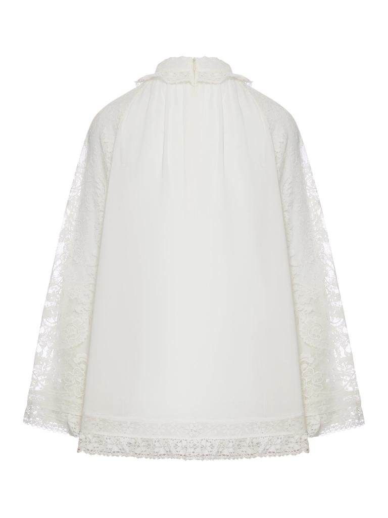 Zimmermann ASCENSION LACE YOKE RAMIE TUNIC