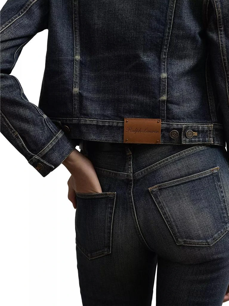 Ralph Lauren Rigby Cropped Denim Trucker Jacket 6