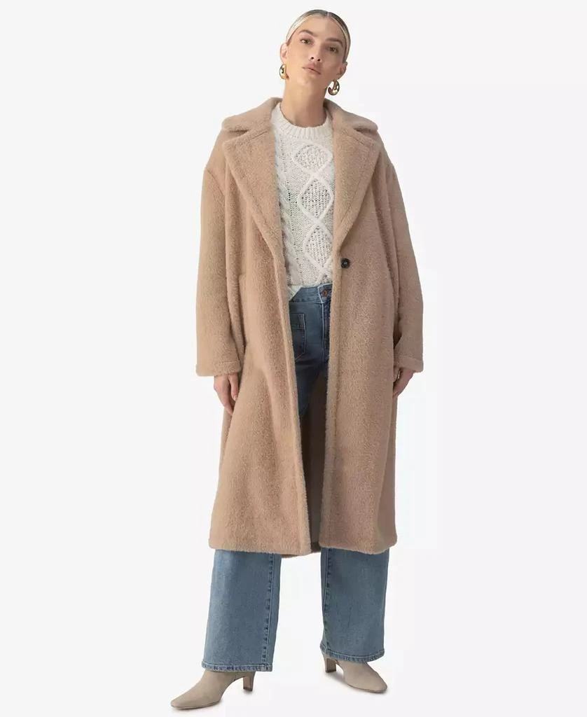 Sanctuary Women's Live In Faux-Fur Coat 1
