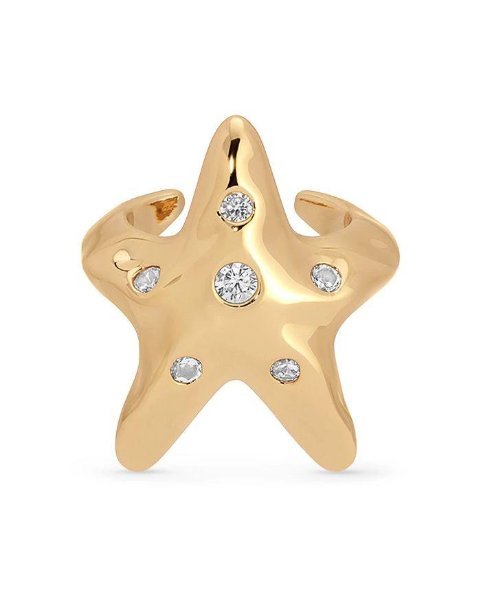 Ettika Jewelry Pavé Starfish Luxe Ear Cuff