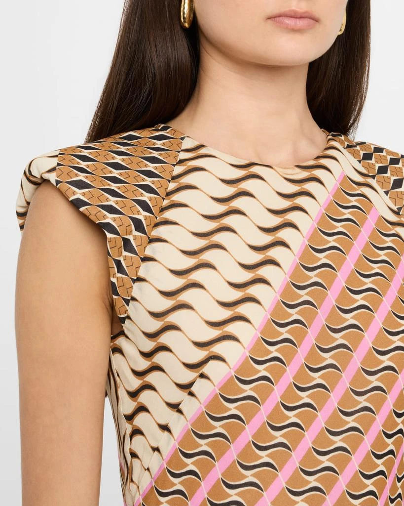 St. John Desert Mosaic-Print Fringe Midi Dress - Dresses & Skirts - Free  Shipping - BeyondStyle