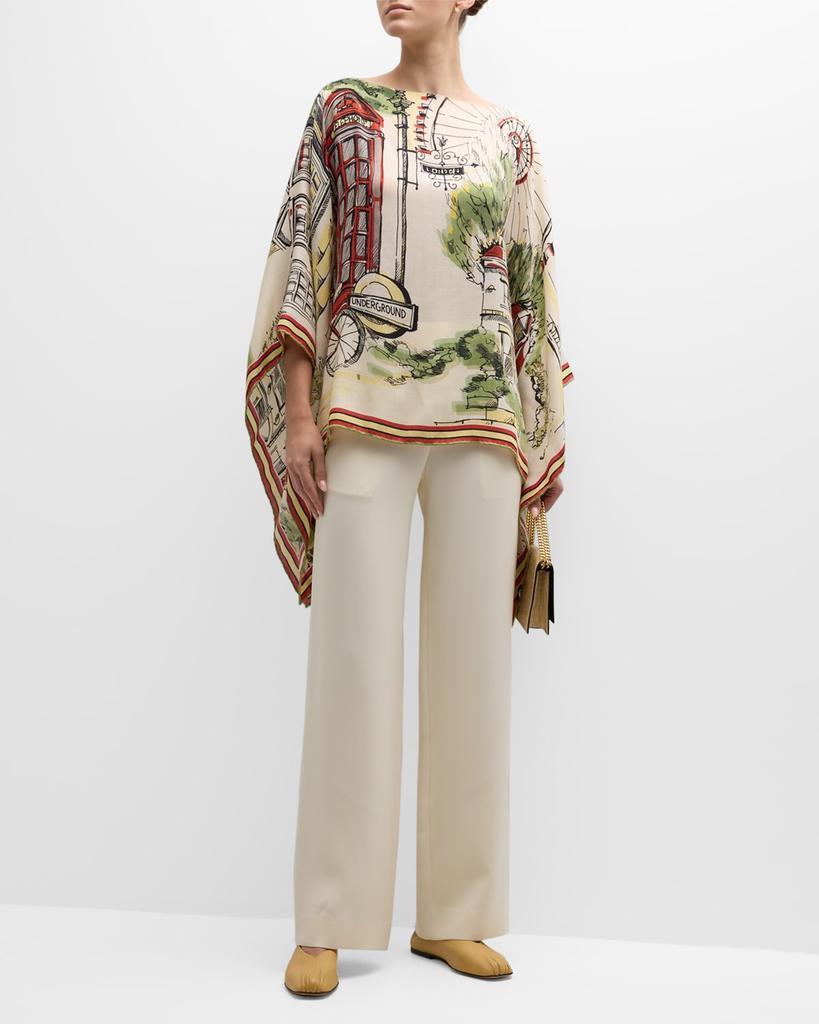 Rani Arabella London Cashmere & Silk Poncho