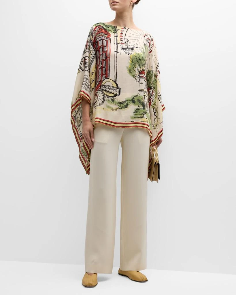 Rani Arabella London Cashmere & Silk Poncho 2