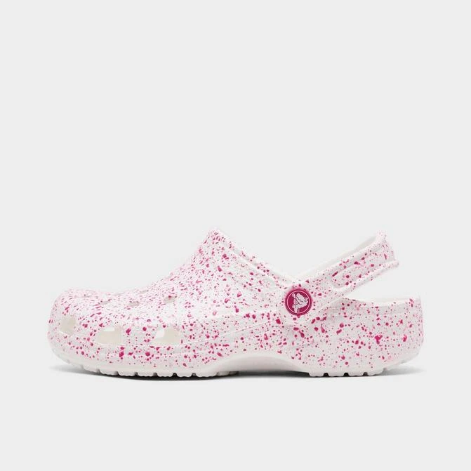 CROCS Girls' Big Kids' Crocs Paint Splatter Classic Clog Shoes 1