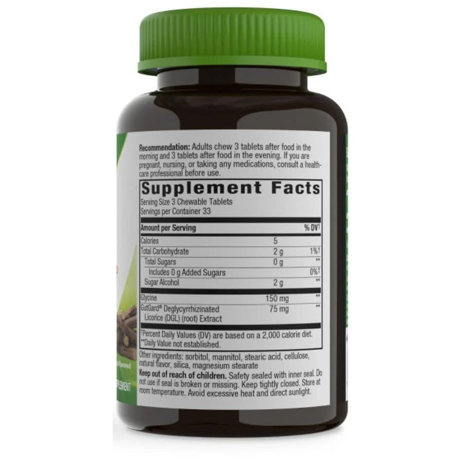 Nature's Way DGL Chewable Tablets 5