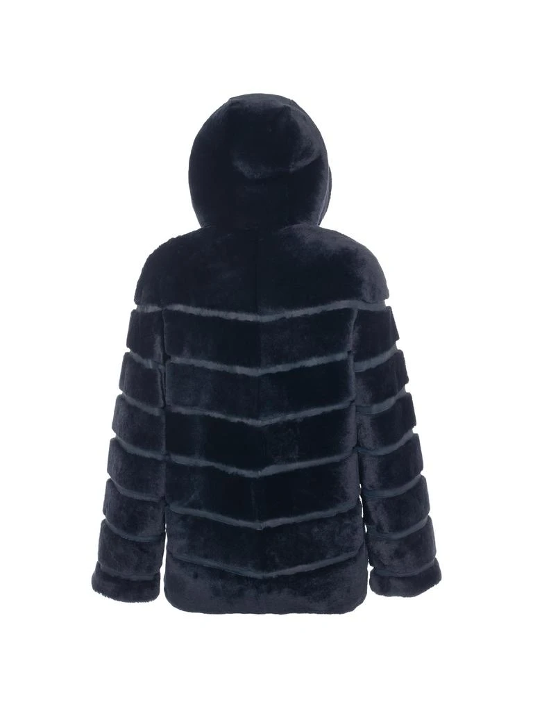 WOLFIE FURS Made For Generationsâ„¢ Reversible Hooded Shearling Jacket 4