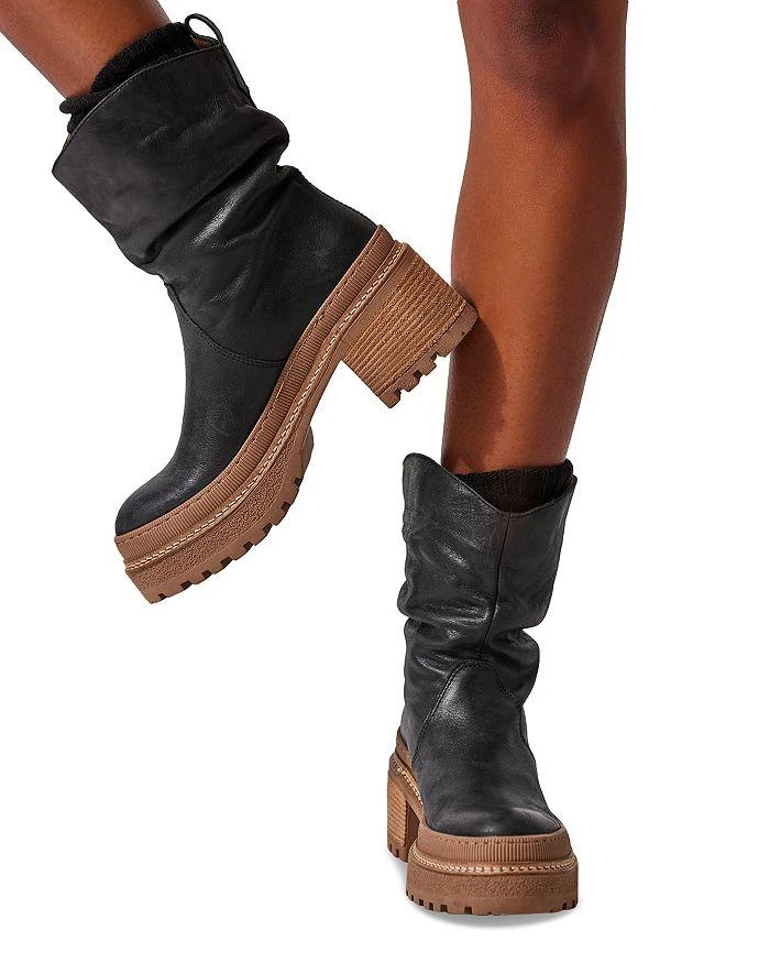 Free People Women's Mel Leather Slouch Boots 3