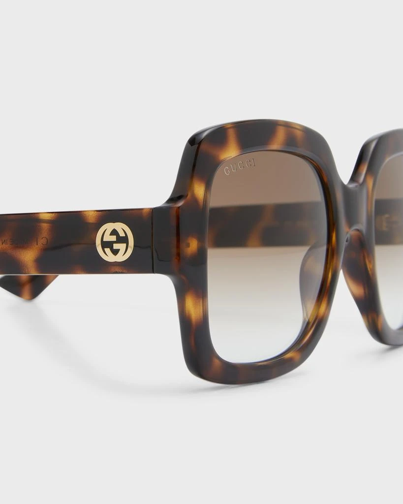 Gucci Gradient GG Square Injection Plastic Sunglasses 4