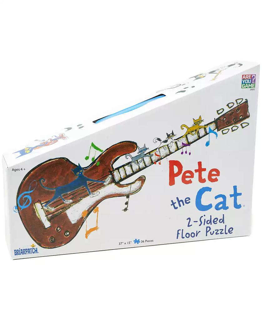 AreYouGame Pete The Cat 2-Sided Floor Puzzle Suitcase, 36 Pieces