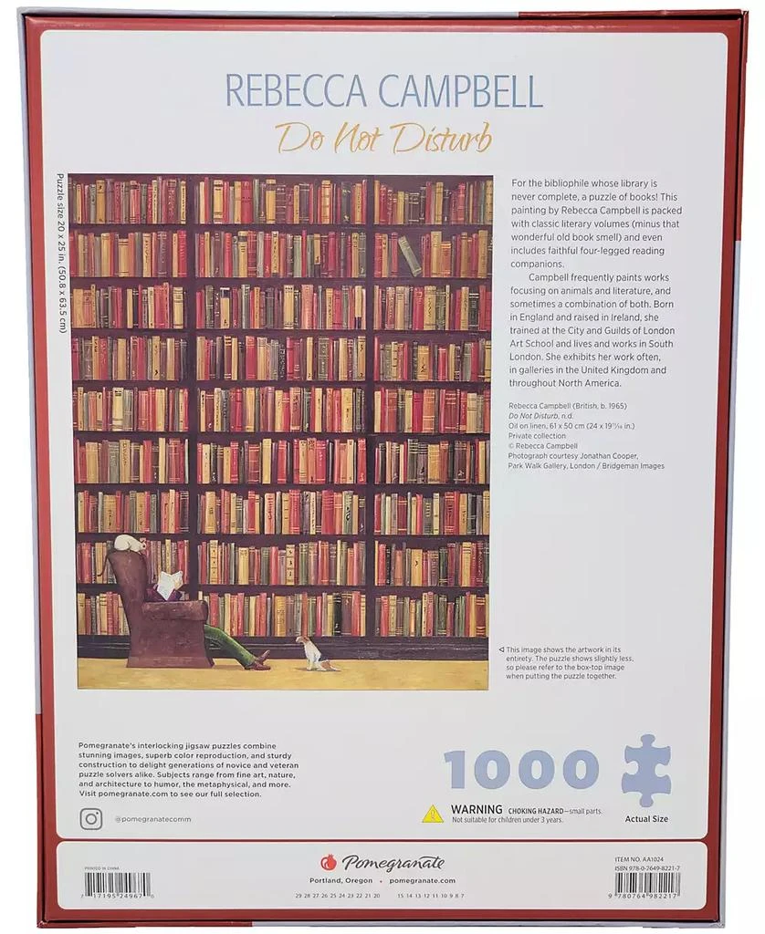 University Games Pomegranate Communications, Inc. Rebecca Campbell Do Not Disturb Puzzle, 1000 Pieces 4