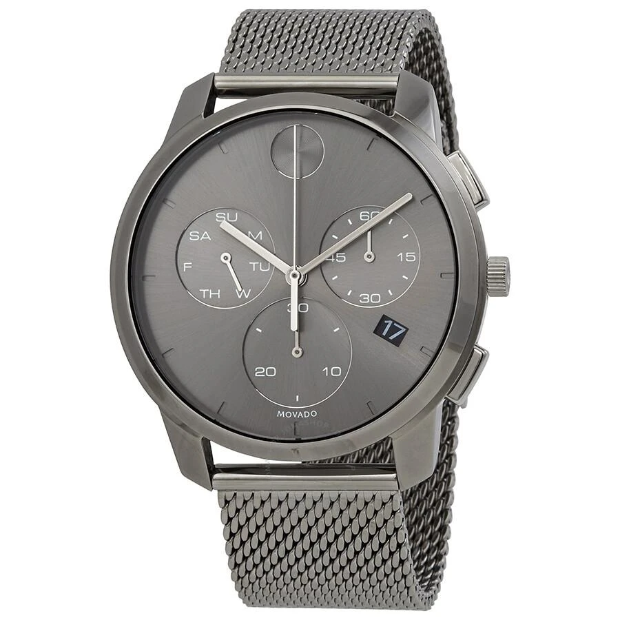 Movado Bold Thin Chronograph Quartz Grey Dial Men's Watch 3600635 1