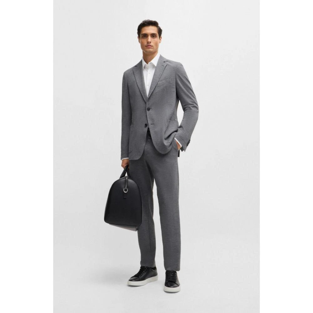 Hugo Boss Men's performance-stretch Slim-fit Dress shirt - White - 16.5 Hugo Boss Men's performance-stretch Slim-fit Dress shirt - White - 16.5