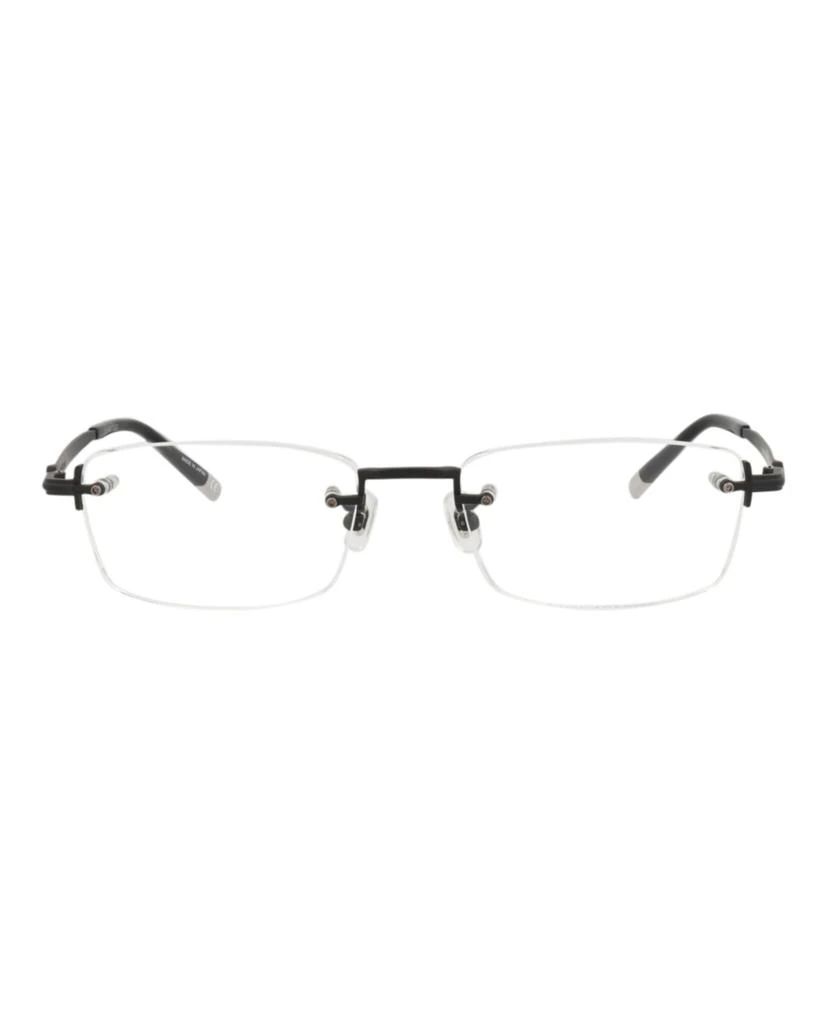 MontBlanc Square-Frame Titanium Optical Frames 1