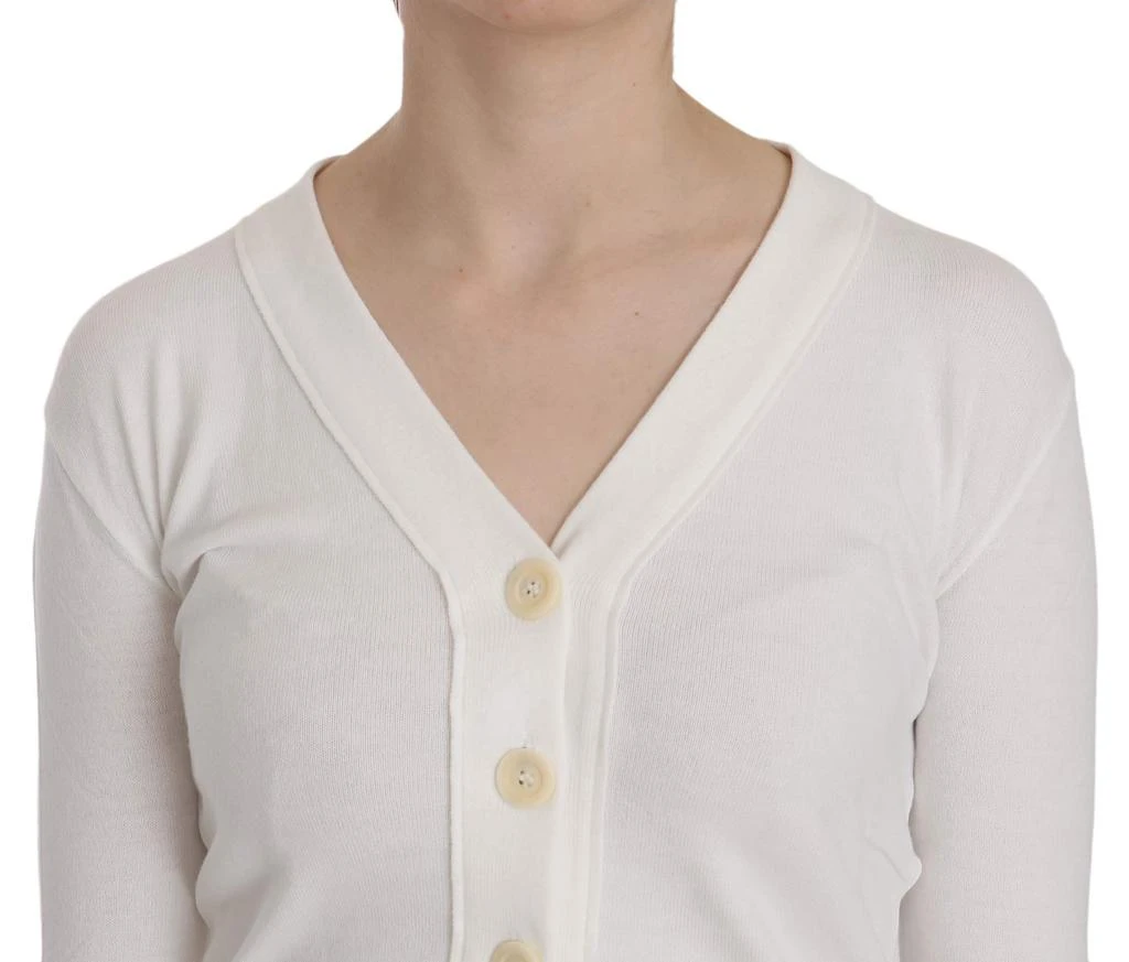 BYBLOS V-neck Long Sleeve Cropped Cardigan Tops Sweater 3