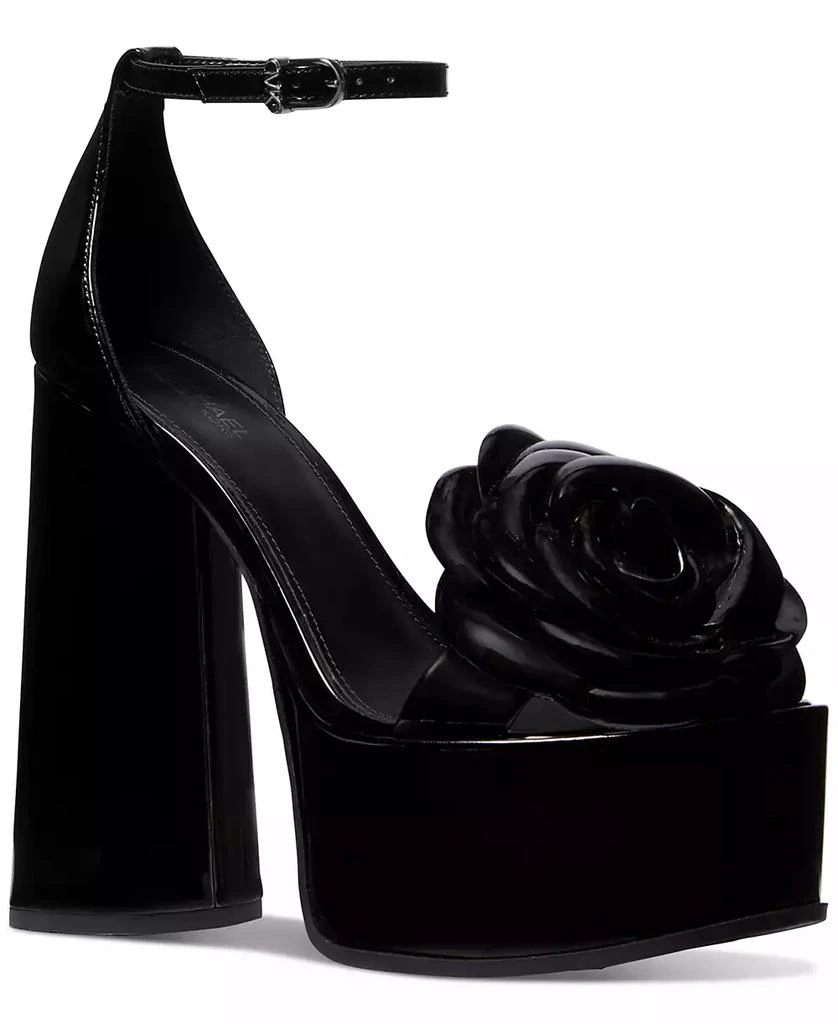 Michael Kors Women's Elodie Rosette Platform Sandals 1