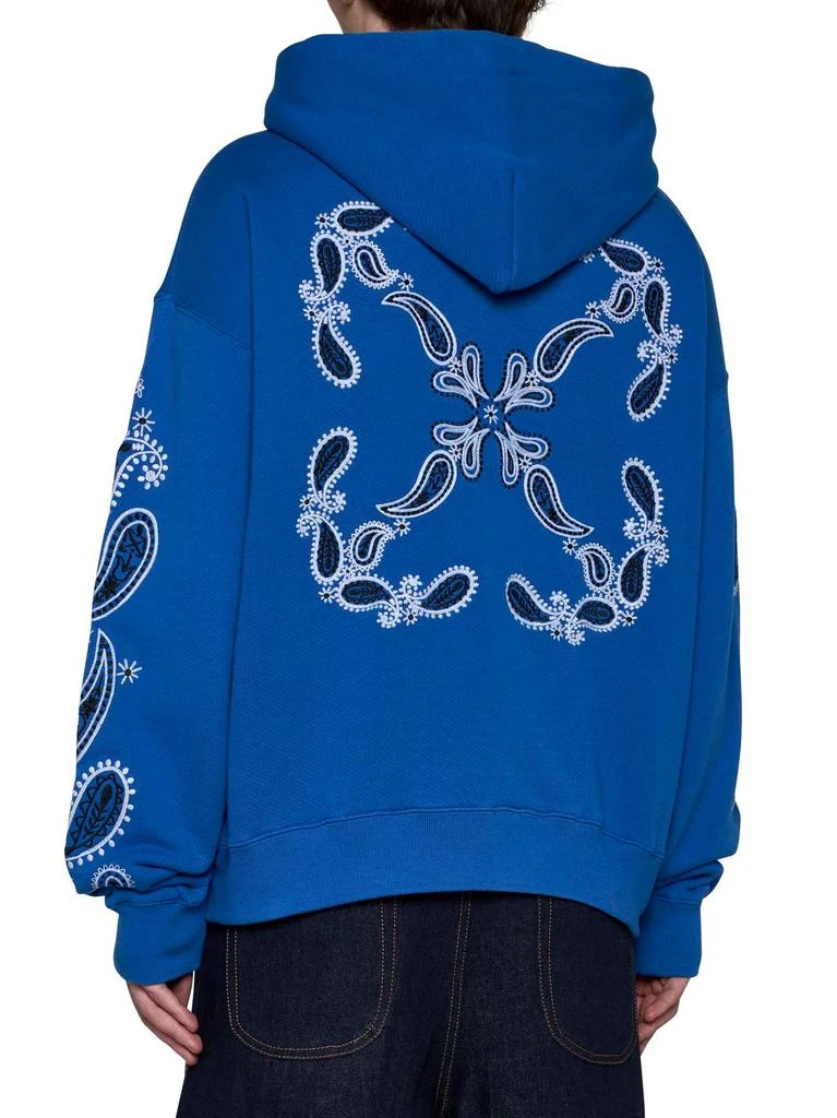Off-White Off-White Bandana-Embroidered Drawstring Hoodie 3