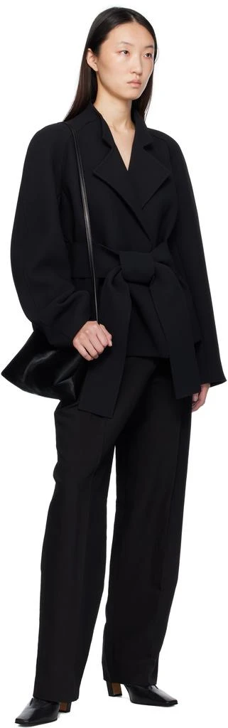 Khaite Black Nevada Stretch High Boots 5