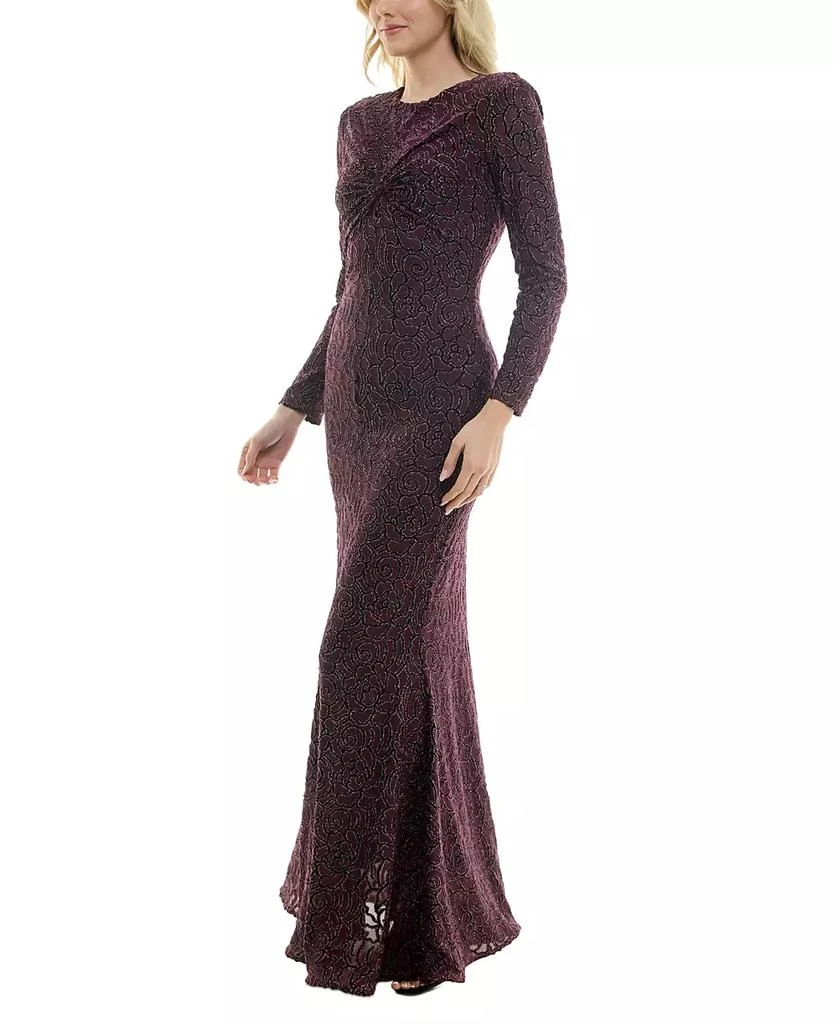 Taylor Women's Embellished Twist-Front Gown 3