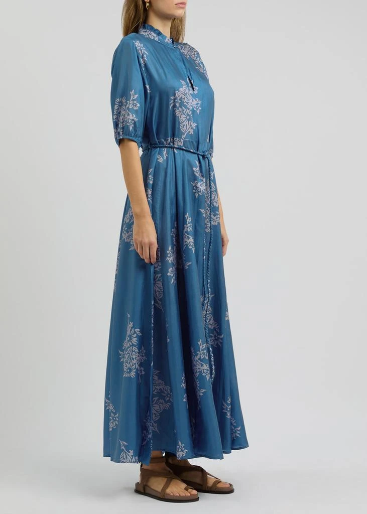 Hannah Artwear Oceanus floral-print silk maxi dress 2