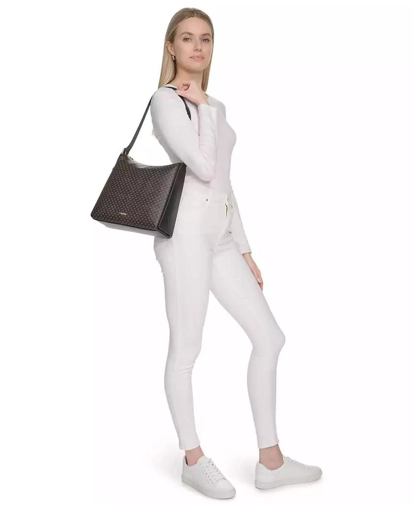 Calvin Klein Mandy Top Zipper Shoulder Bag 7