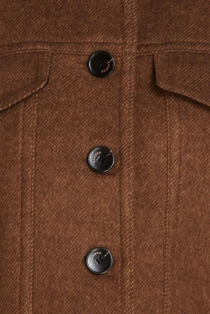 Sandro Cropped twill jacket 4