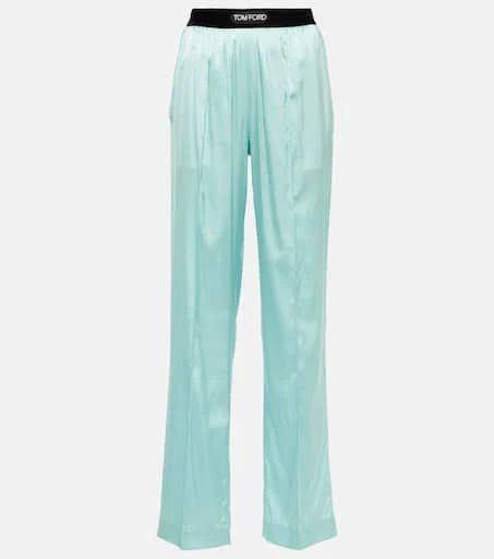 Tom Ford Silk-blend satin pajama pants 1