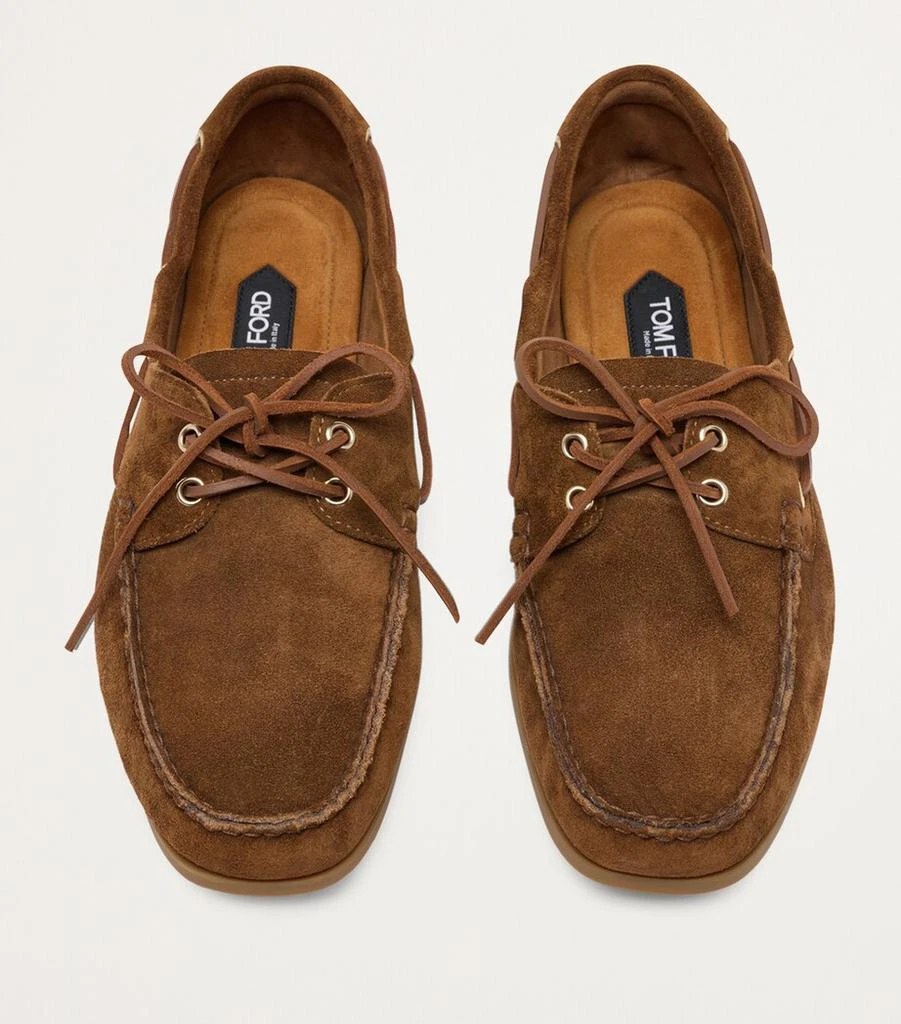 Tom Ford Nubuck Leather Boat Shoes 2
