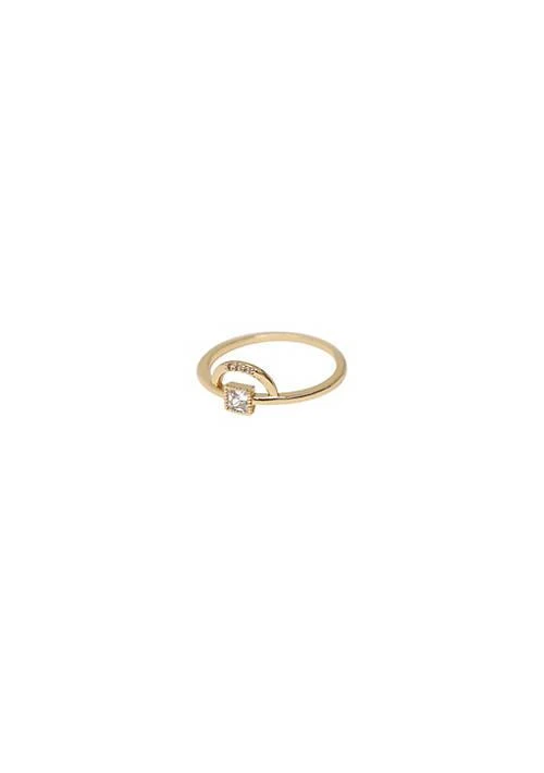 Ettika Jewelry Dainty Crystal Ring