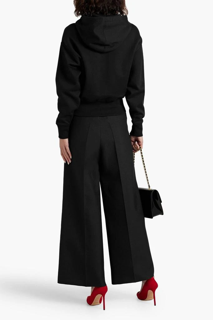 Valentino French cotton-blend terry hoodie 3