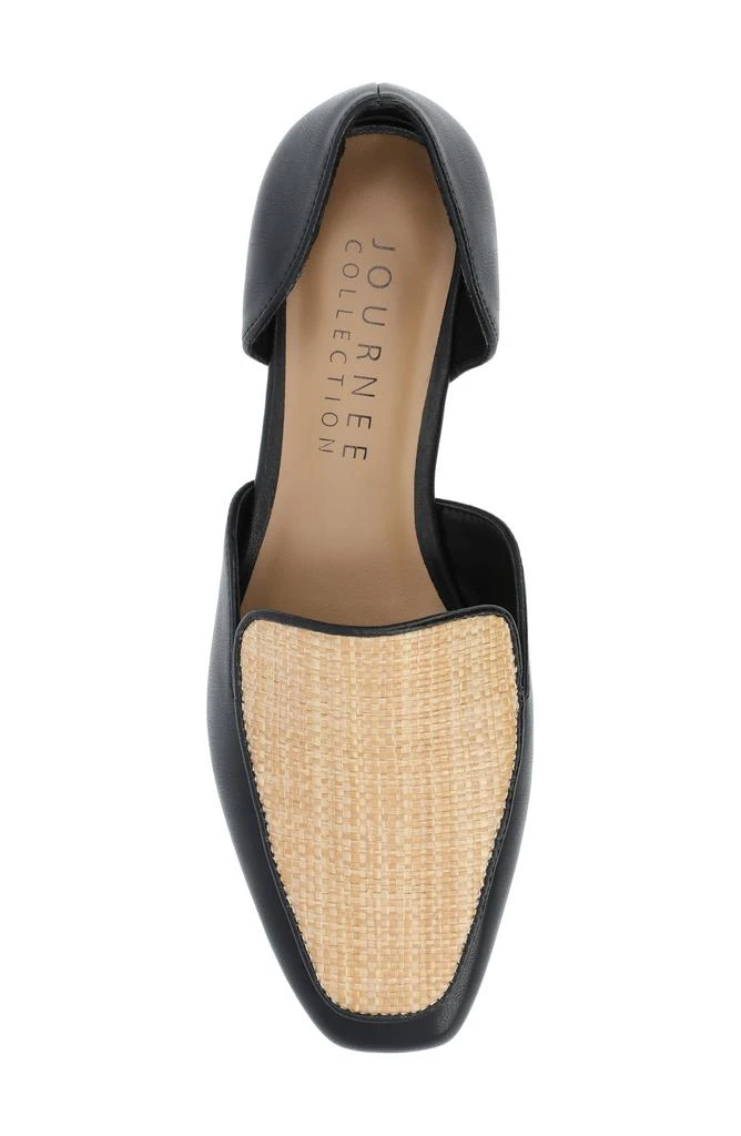 Journee Collection Kennza Mixed Media Loafer 4