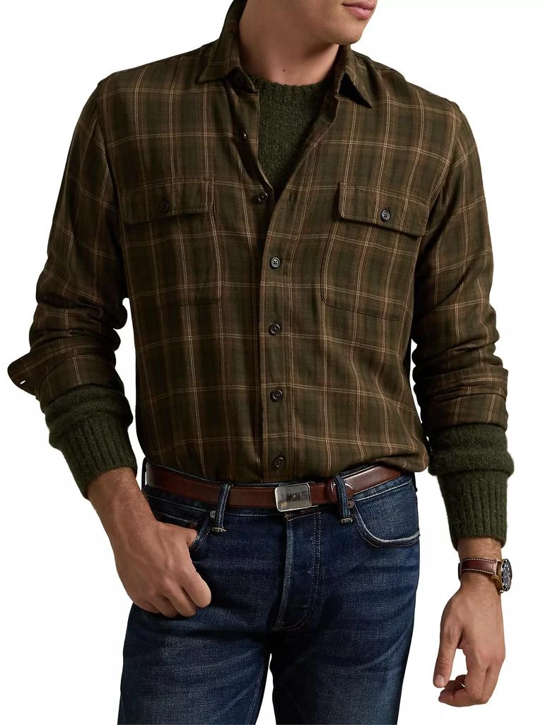 Ralph Lauren Plaid Relaxed Button-Up Shirt 3
