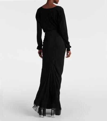 Rick Owens Silk maxi skirt 3