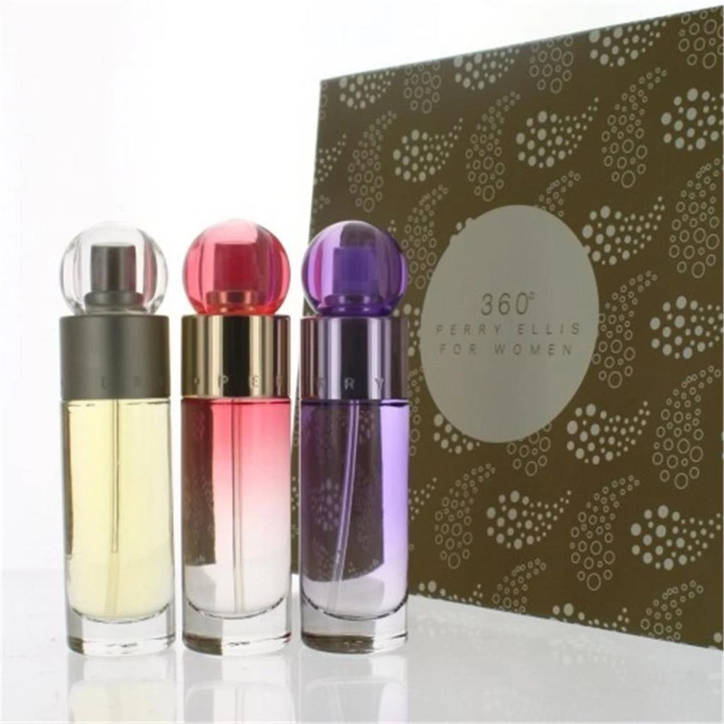 Perry Ellis GSW3603PC1.0SPRCORAL 360 Womens Eau De Parfum Spray Gift Set - 3 Piece 1