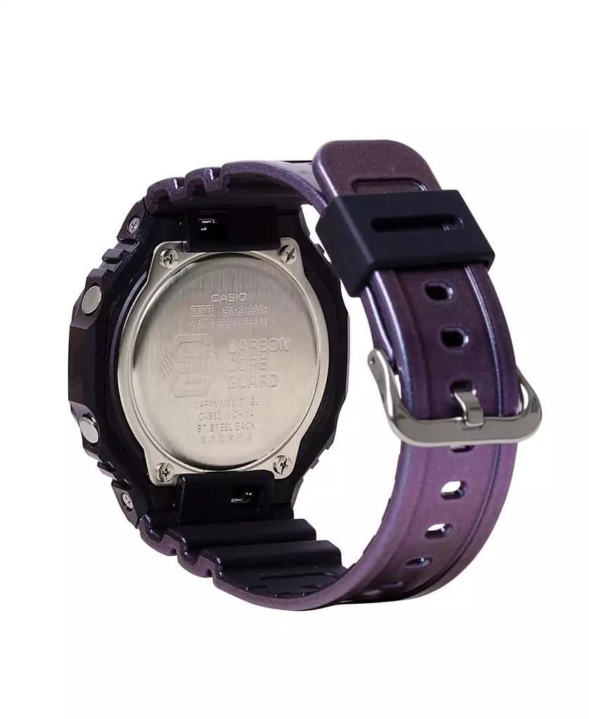 G-Shock Men's Analog Digital Purple Resin Watch 50.0mm, GA2100AH-6A 3