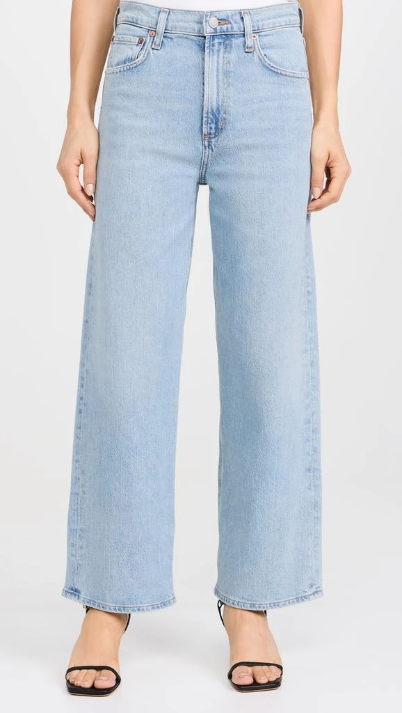AGOLDE Ren: High Rise Wide Leg Jeans 6