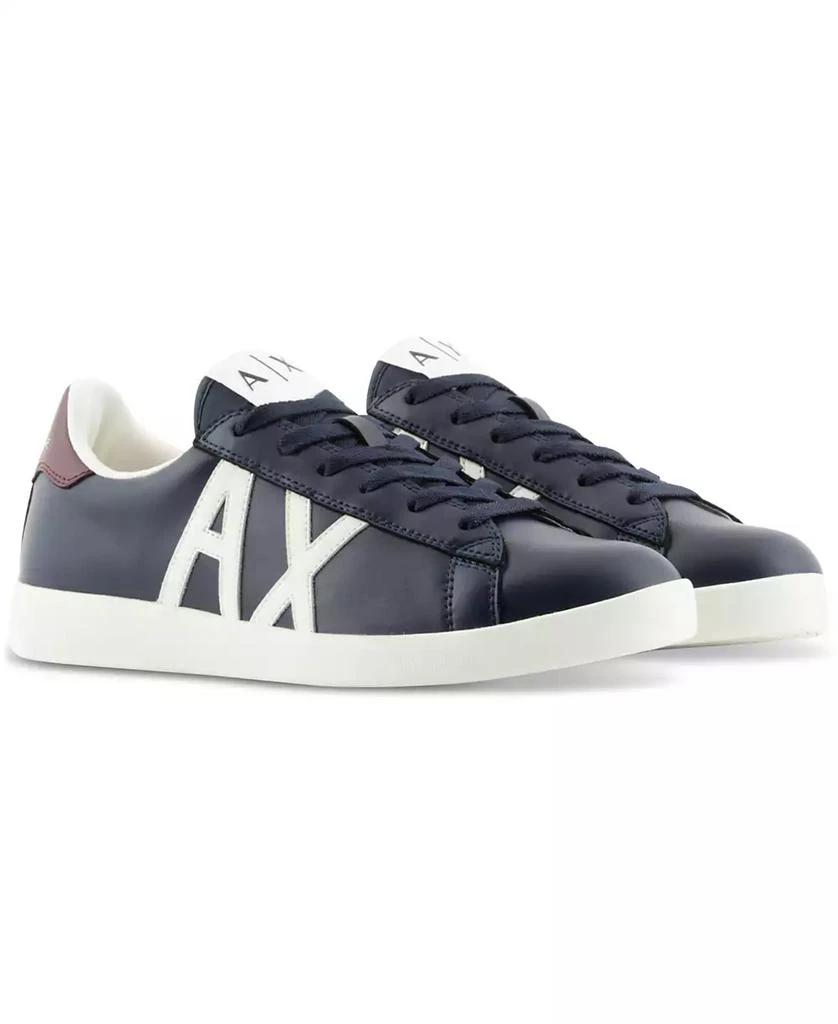 A|X Armani Exchange Men's Leather Logo Sneaker 1