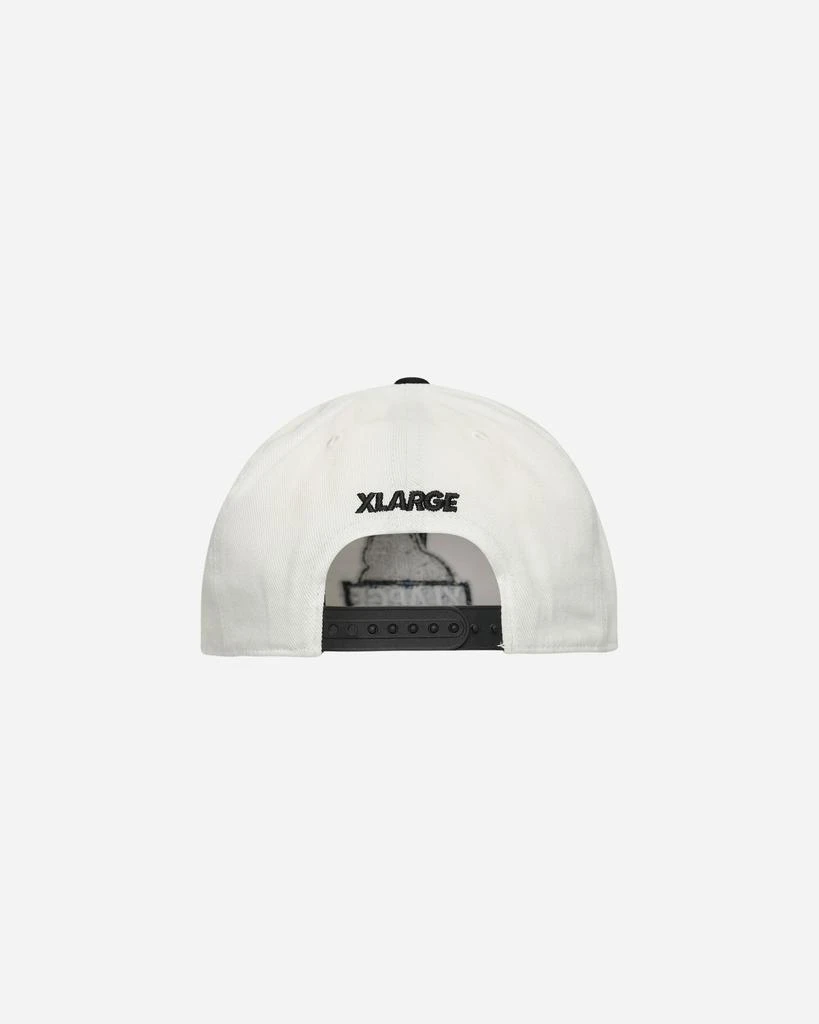 XLARGE Slanted OG Snapback Cap White 4