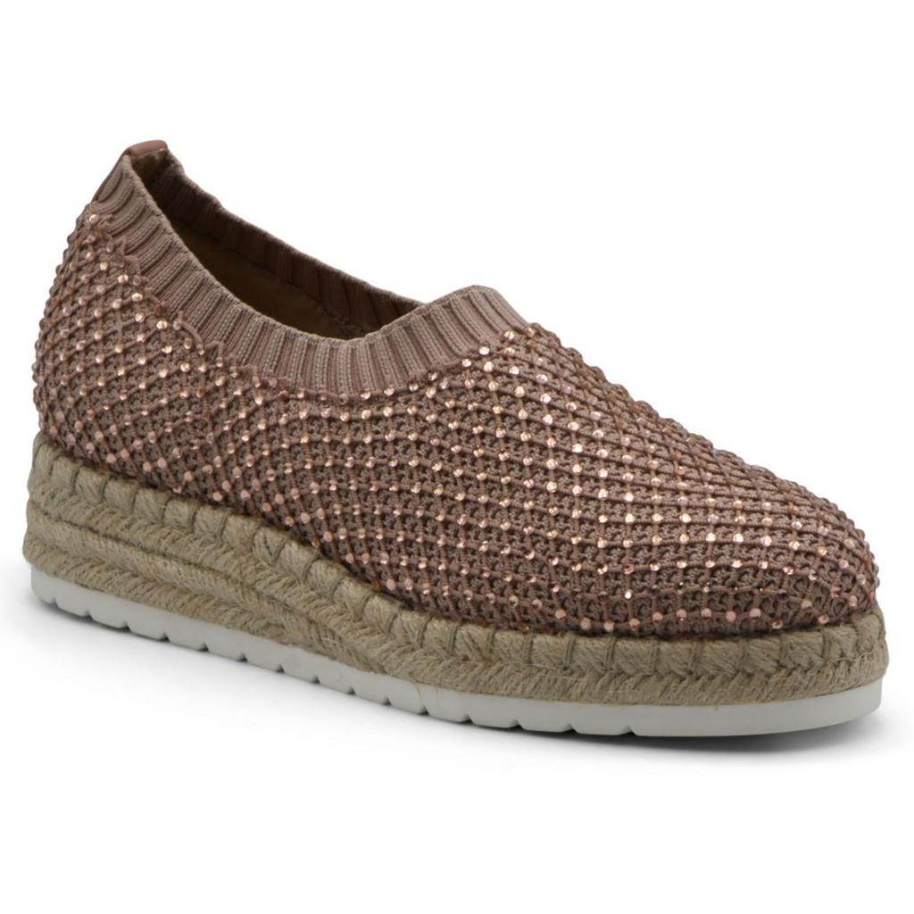 Adrienne Vittadini Nicola Womens Embellished Wedge Espadrilles