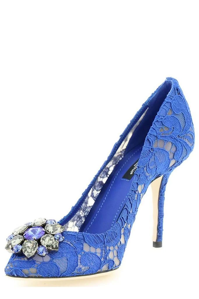 Dolce 
Gabbana Dolce 
Gabbana Taormina Lace Embellished Pumps 2
