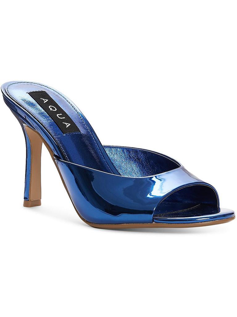Aqua AQ LUCID Womens Open Toe Pumps Heels
