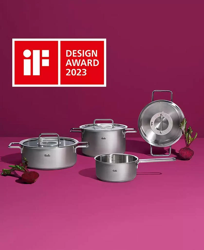 Fissler Pure Collection Stainless Steel 9 Piece Cookware Set with Glass Lids 3