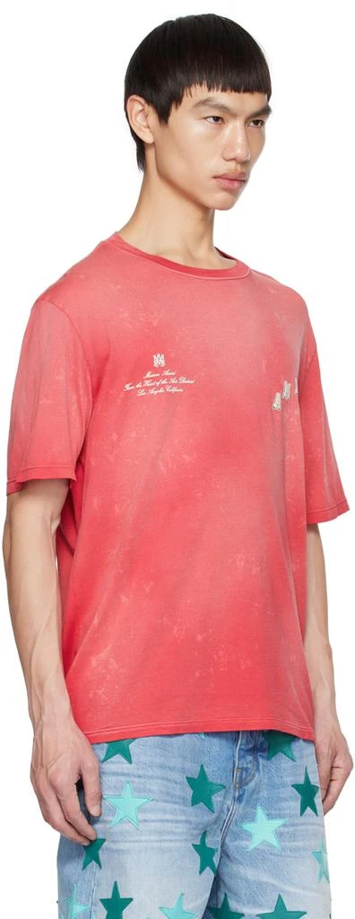 AMIRI Red Collegiate T-Shirt 2