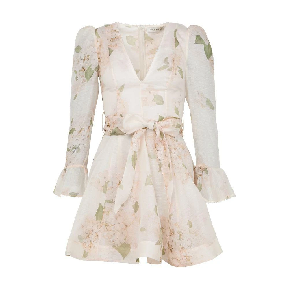 Zimmermann Balance long sleeves mini dress 4