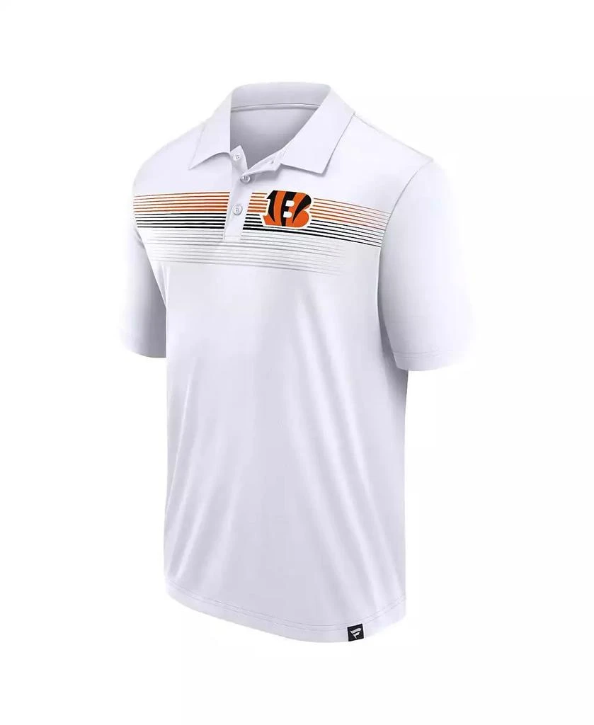Fanatics Men's White Cincinnati Bengals Victory For Us Interlock Polo Shirt 2