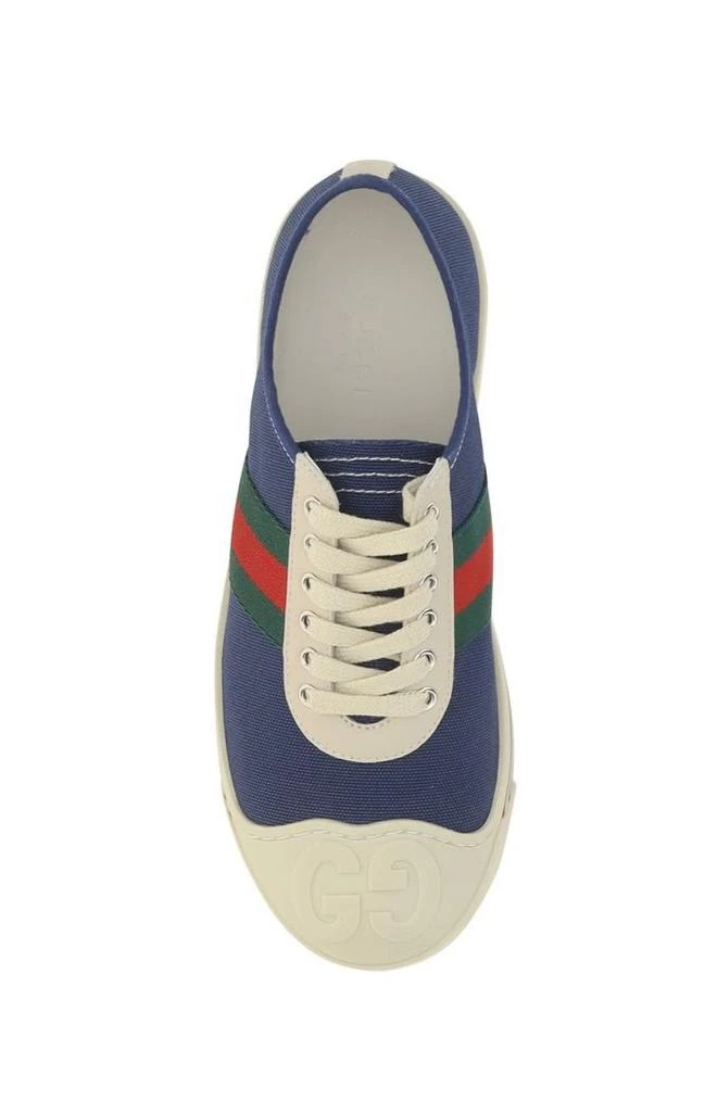 Gucci Gucci Kids Round Toe Lace-Up Sneakers 4