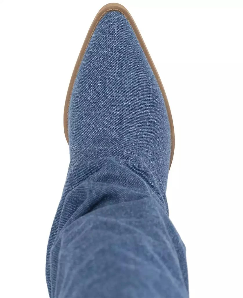 Sun + Stone Women's Bryynn Slouch Cuff Western Knee High Boots, Created for Macy's 3