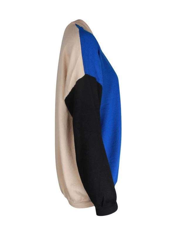 Loewe Colorblock Long Sleeve Wool Polo Shirt 3