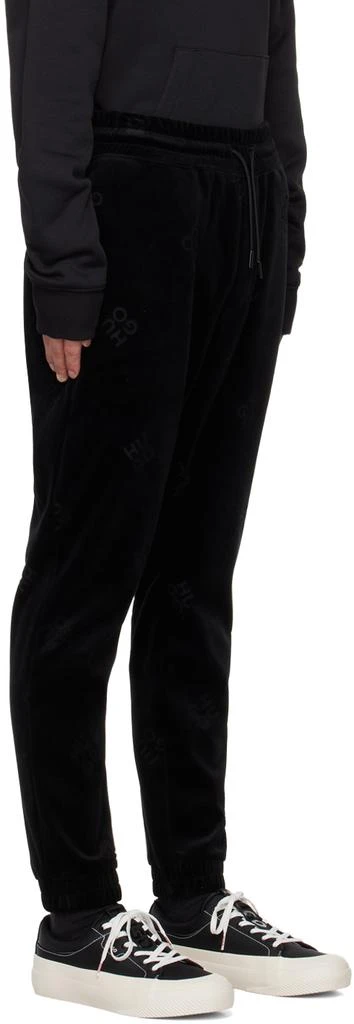 Hugo Black Embossed Sweatpants 2